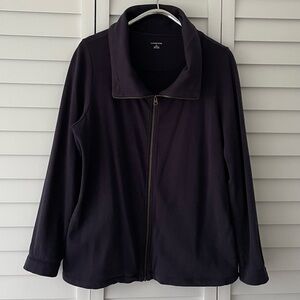 Vintage Lands End Lightweight Navy Jacket - L